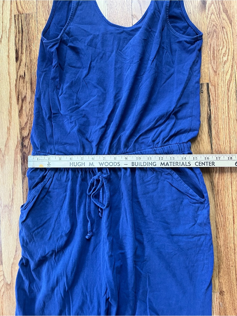 Pact Blue Sleeveless Wide-Leg Jumpsuit - Picture 4 of 8